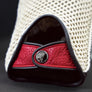 Crochet Red RPM Corda driving gloves