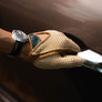 Crochet Italian handmade men's driving gloves