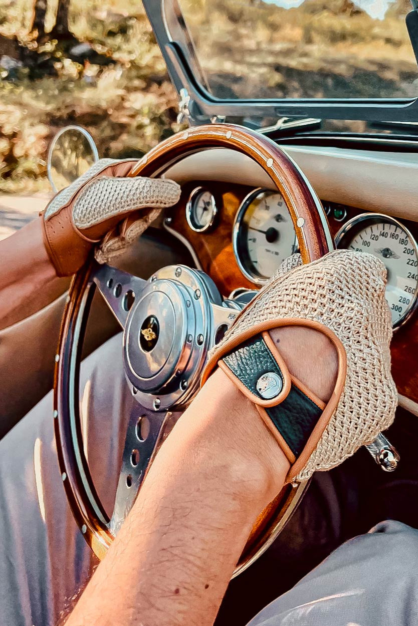 Morgan crochet driving gloves