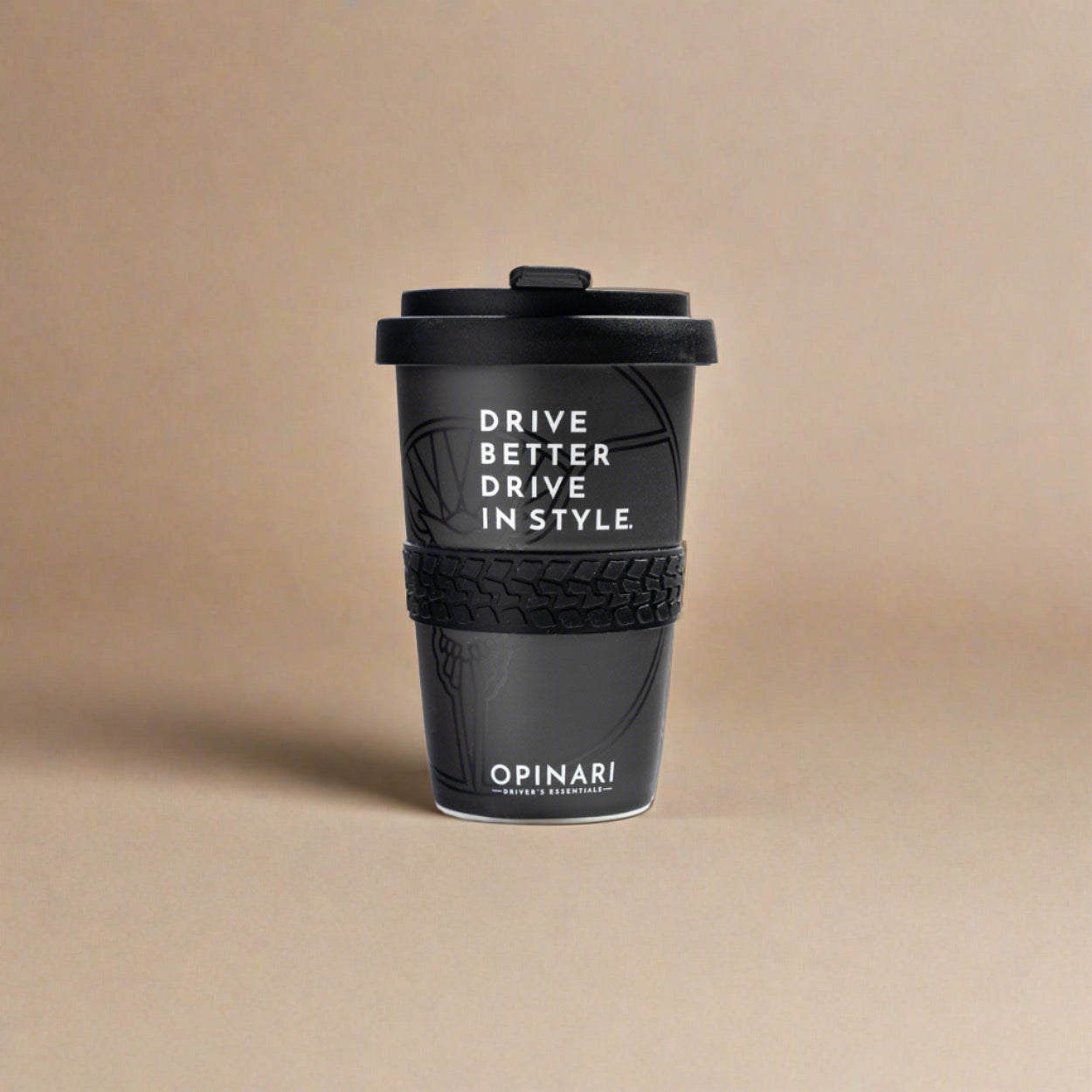 Coffee mug black porcelain car related