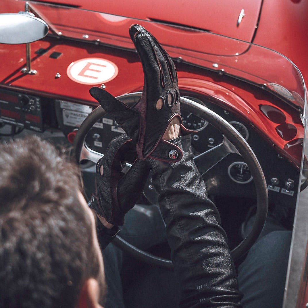 Bordeaux driving gloves - made on request - Opinari - Driver's Essentials