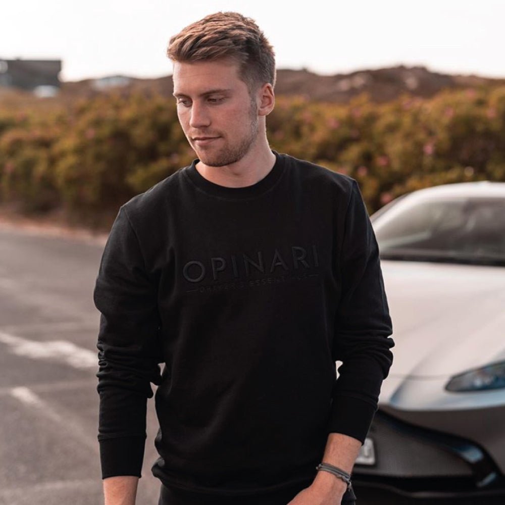 Classic sweat black on black - Opinari - Driver's Essentials