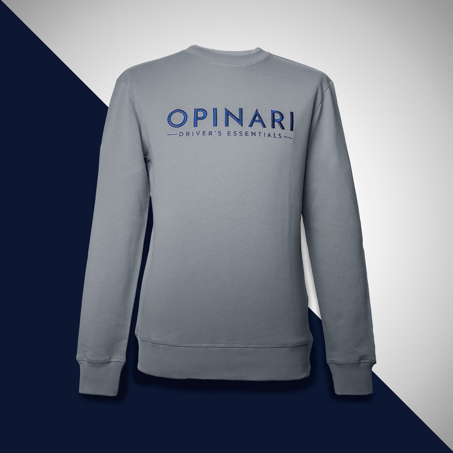 Classic sweat blue on grey - Opinari - Driver's Essentials