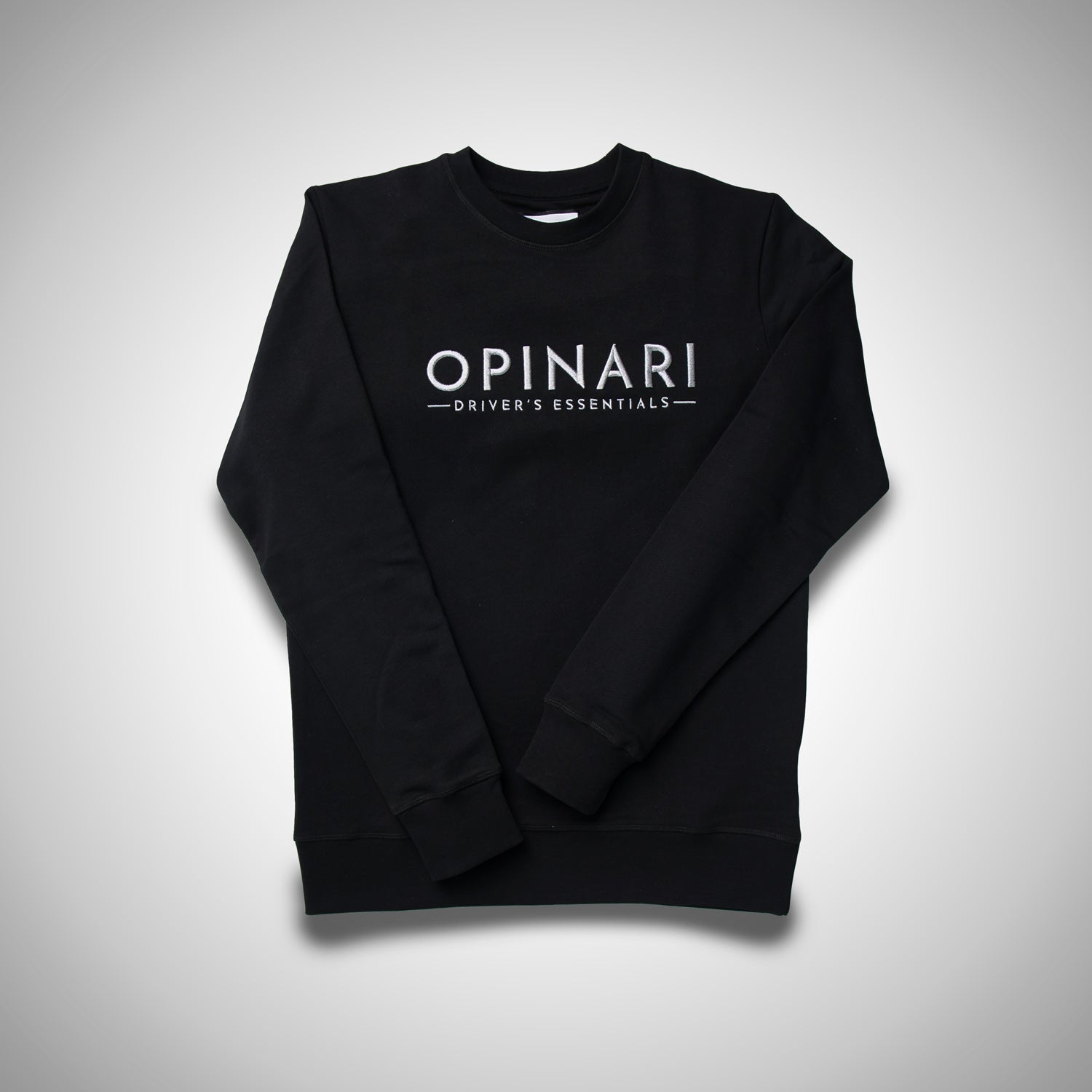Classic sweat grey on black - Opinari - Driver's Essentials
