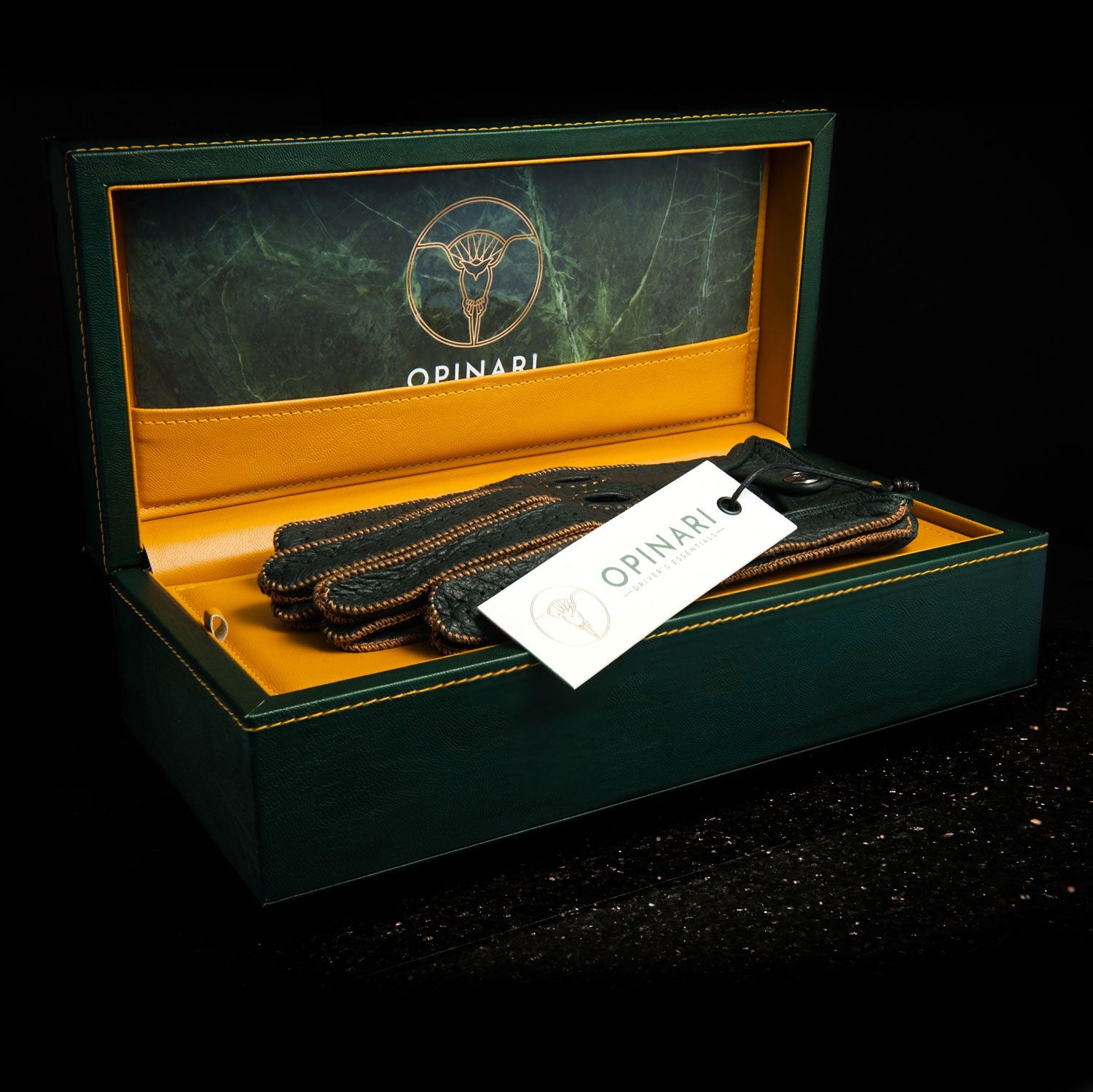 Corsa Verde Type 2 driving gloves - made on request - Opinari - Driver's Essentials