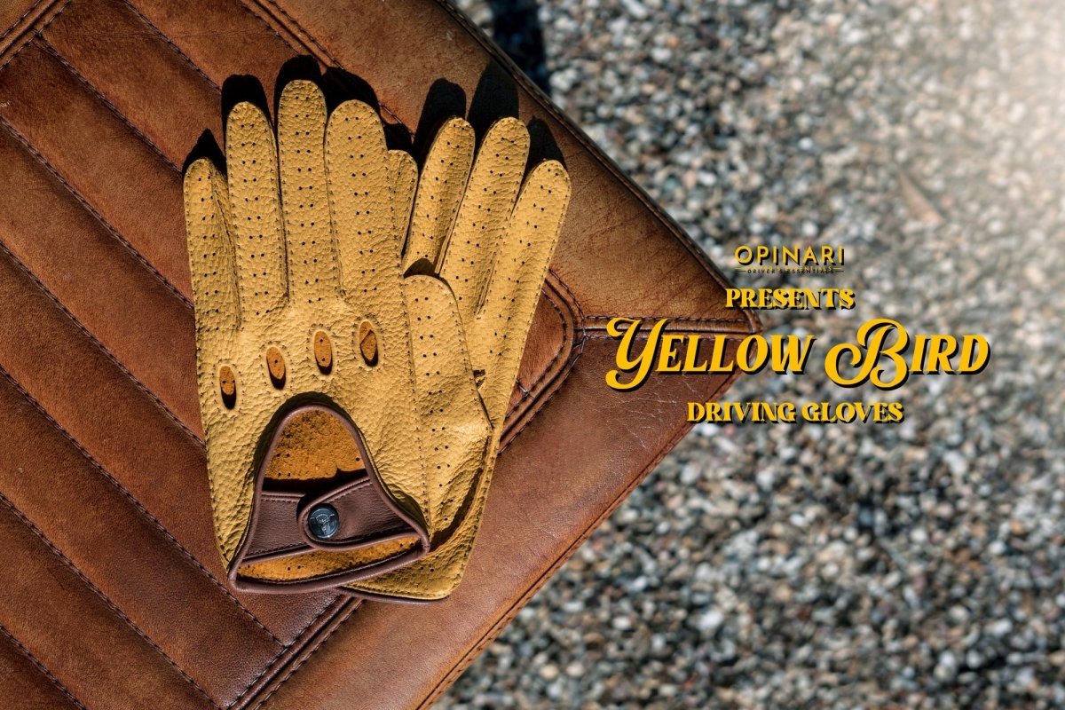 NEW! Yellow Bird Driving Gloves - Opinari - Driver's Essentials