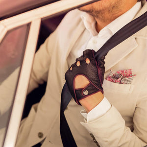 Bordeaux driving gloves - made on request - Opinari - Driver's Essentials