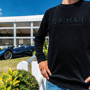 Classic sweat black on black - Opinari - Driver's Essentials