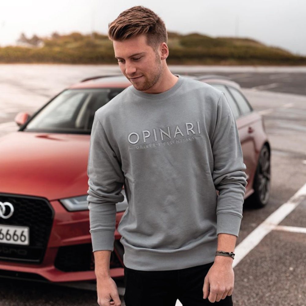 Classic sweat grey on grey - Opinari - Driver's Essentials