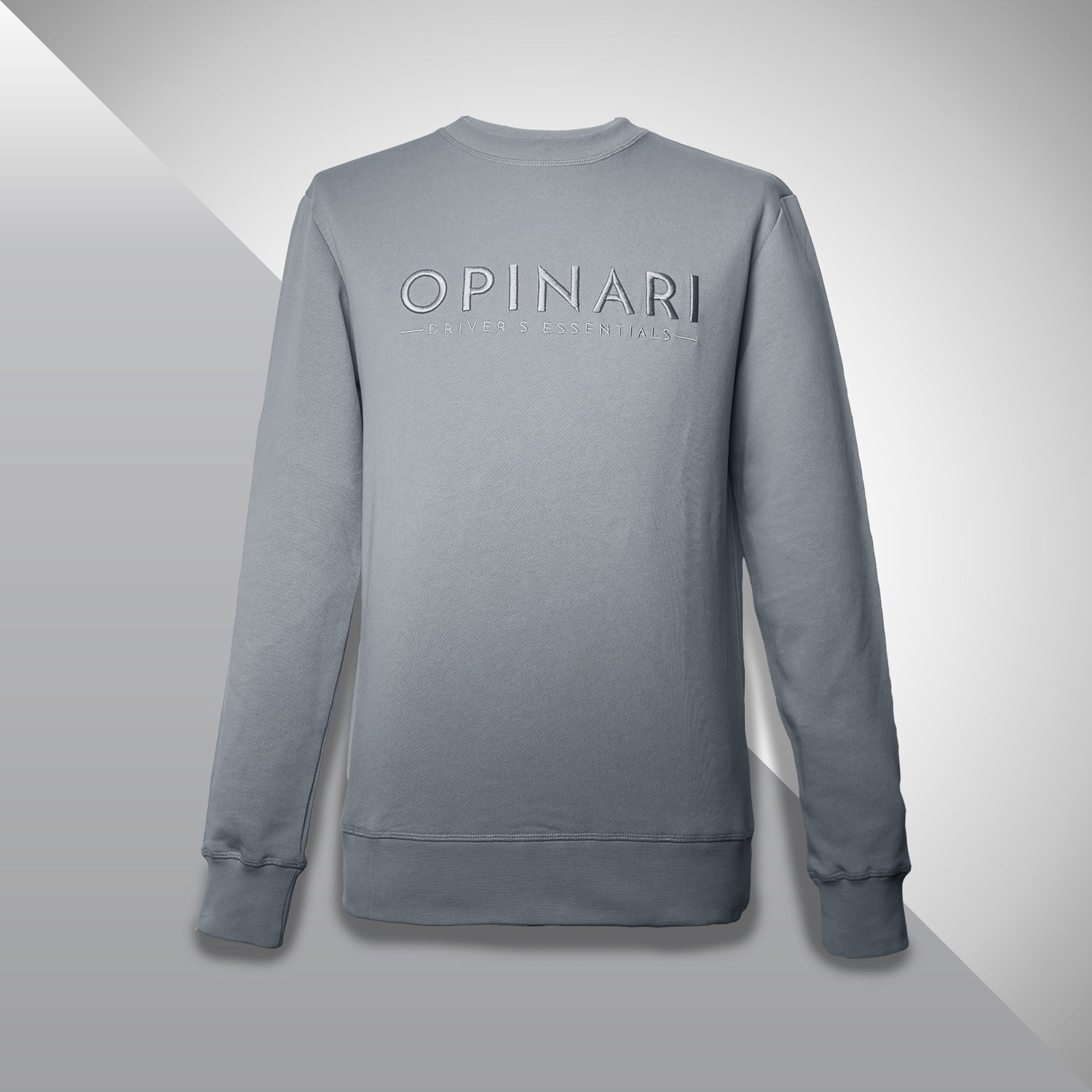 Classic sweat grey on grey - Opinari - Driver's Essentials