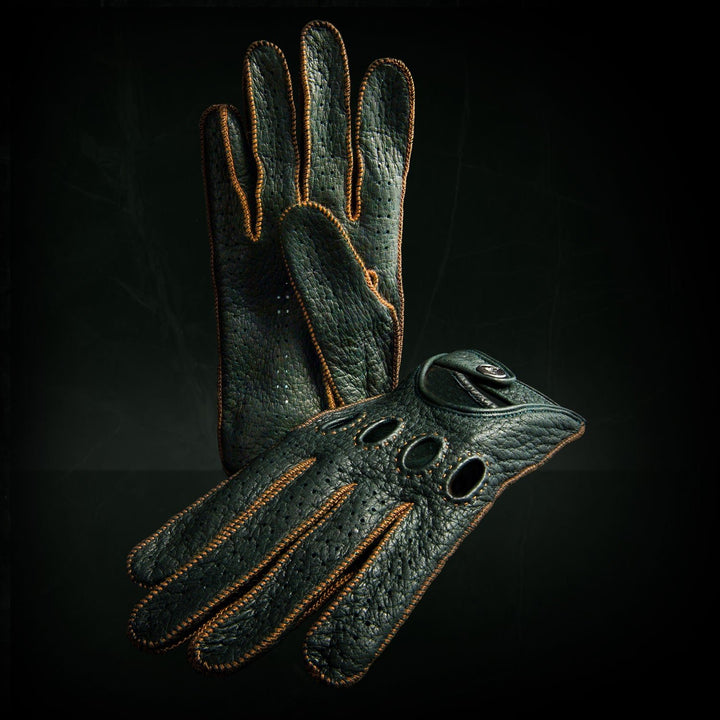 Corsa Verde Type 2 driving gloves - made on request - Opinari - Driver's Essentials
